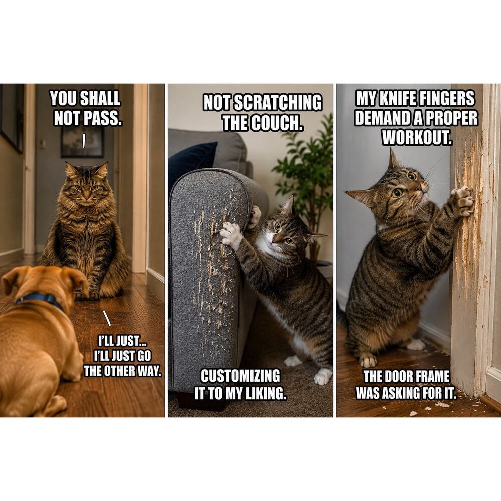 A Message from your Cat: I NEED This Accordion Scratcher Toy with Ball - Picture 7 of 7